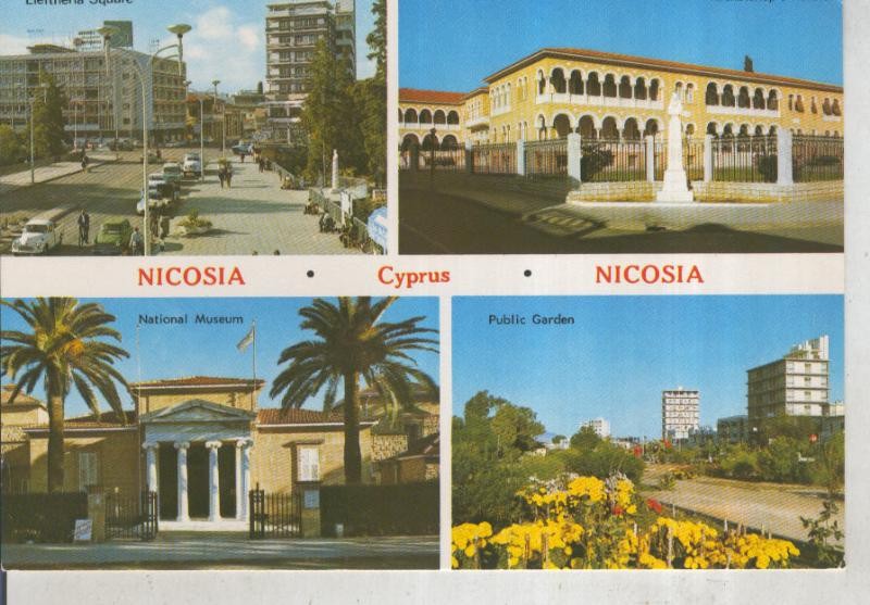 Postal 015876: Vistas de Nicosia en Chipre