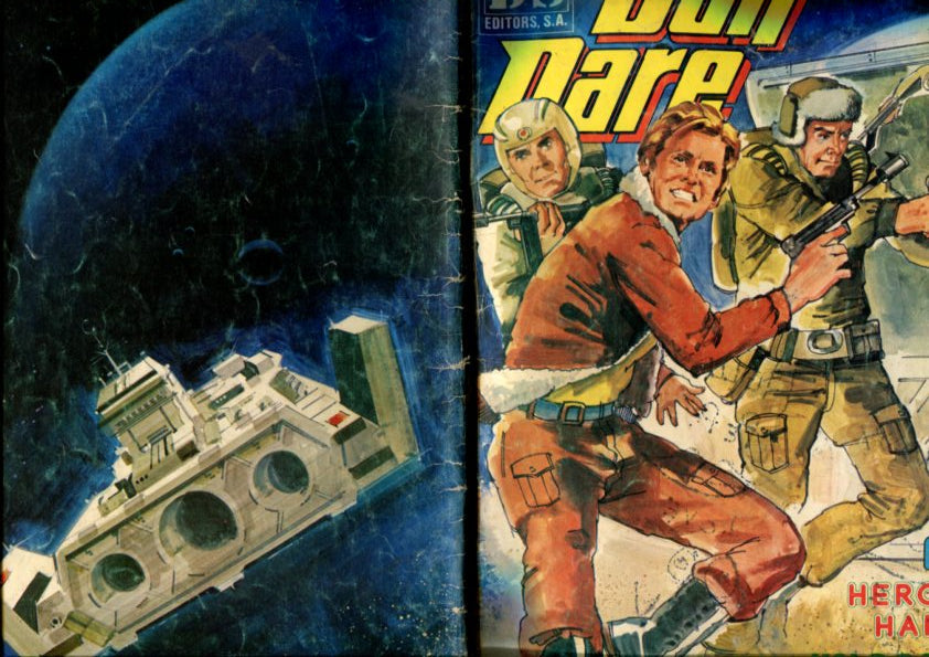 Dan Dare numero 11: Halcon Negro (numerado 1 en interior cubierta)