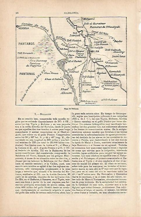 LAMINA ESPASA 9647: Plano de Babilonia