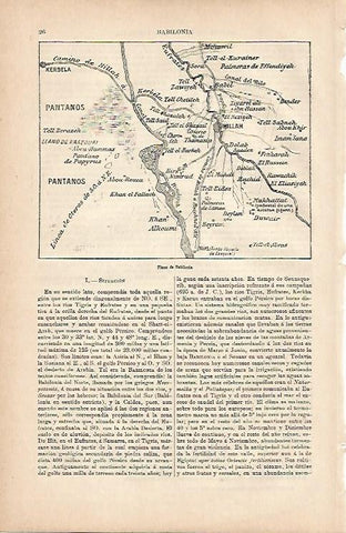 LAMINA ESPASA 9647: Plano de Babilonia