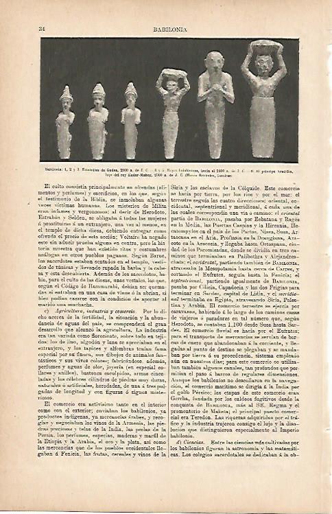 LAMINA ESPASA 9649: Estatuillas de Babilonia