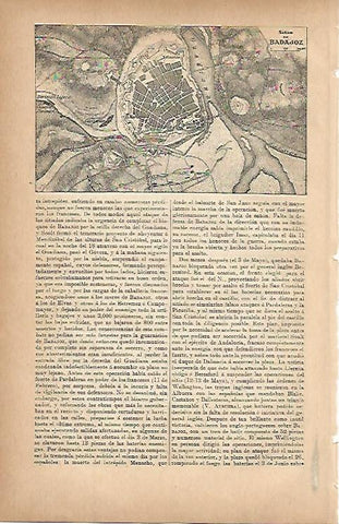 LAMINA ESPASA 9663: Sitio de Badajoz