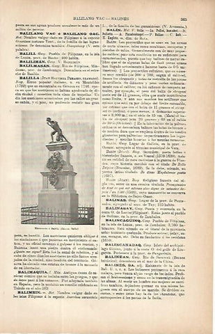 LAMINA ESPASA 9704: Monumento a Balilla en Geenova
