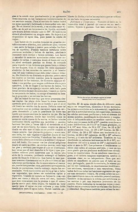 LAMINA ESPASA 9737: Baño de la Cava Toledo