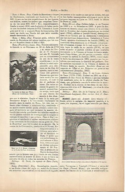 LAMINA ESPASA 9745: Arco de Bara Tarragona