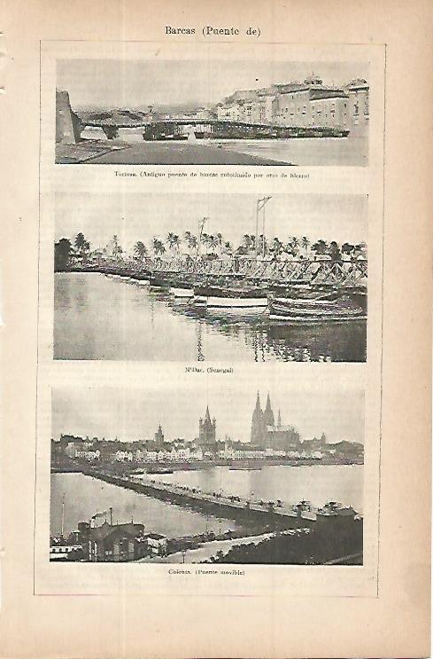 LAMINA ESPASA 9753: Puente de Tortosa N Dar y Colonia
