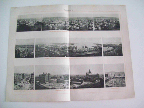 LAMINA ESPASA 9765: Vistas generales de Barcelona
