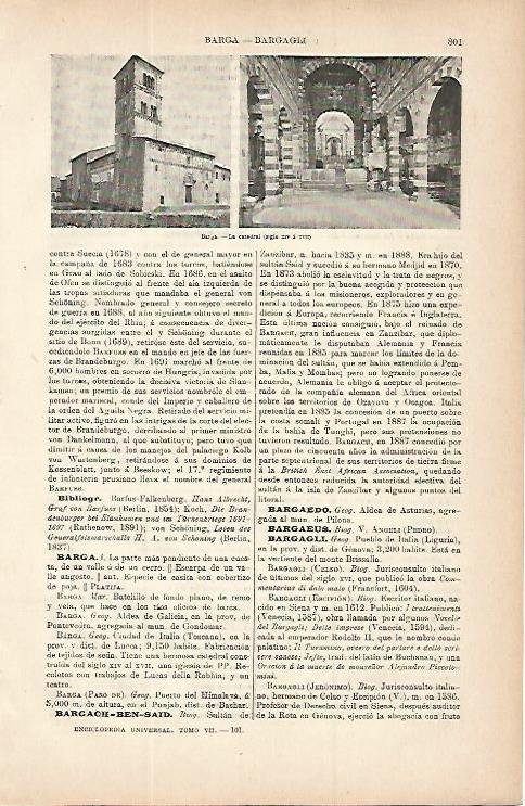 LAMINA ESPASA 9777: Catedral de Barga Italia