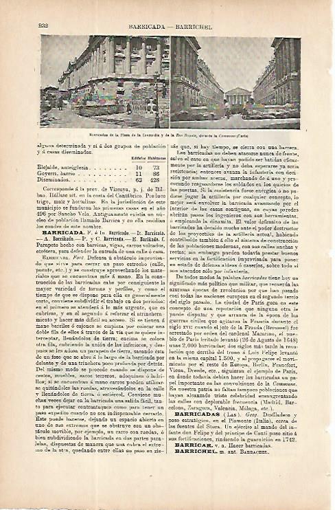 LAMINA ESPASA 9793: Barricadas en las calles de Paris