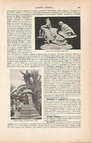 LAMINA ESPASA 9796: Esculturas de Eduardo Barron
