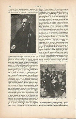 LAMINA ESPASA 9814: San Basilio por El Greco y Francisco de Herrera