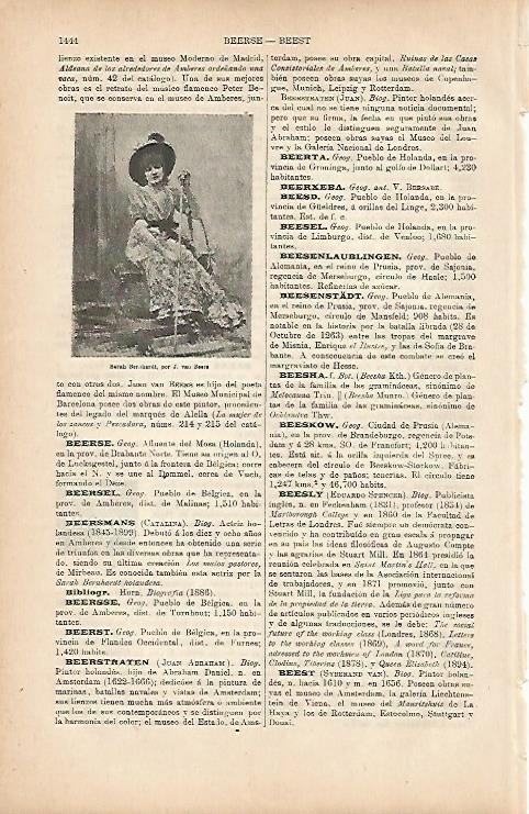LAMINA ESPASA 9871: Sarah Bernhardt por Beers