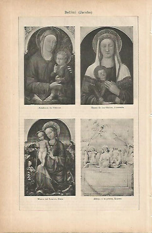 LAMINA ESPASA 9901: Obras de Jacobo Bellini