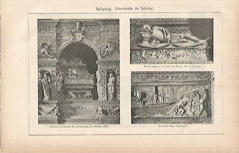 LAMINA ESPASA 9907: Convento de Bellpuig Lleida