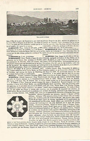 LAMINA ESPASA 9933: Vista general de Albenga Italia