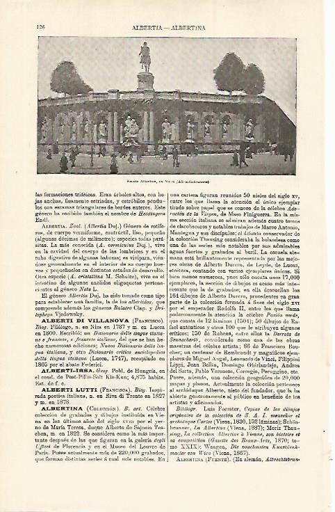 LAMINA ESPASA 9934: Fuente Albertina en Viena