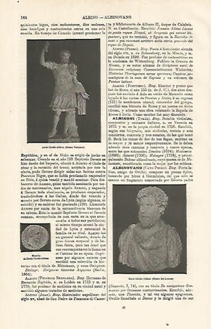LAMINA ESPASA 9946: Esculturas de Decio Clodio Albino