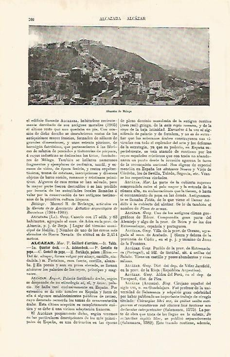 LAMINA ESPASA 9963: Alcazaba de Malaga