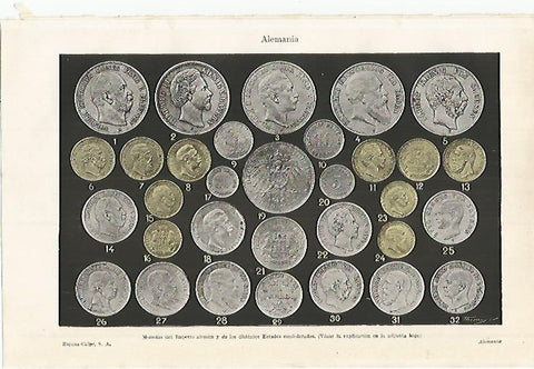 LAMINA ESPASA Alemania 10001: Monedas de Alemania