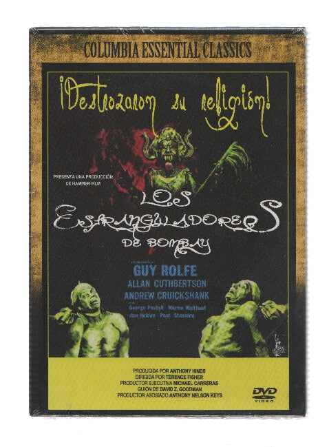 DVD-Cine: LOS ESTRANGULADORES DE BOMBAY (Edicion 2012)
