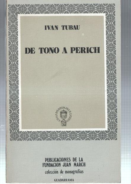 De Tono a Perich: El chiste grafico en la prensa española de la posguerra 1936-1969