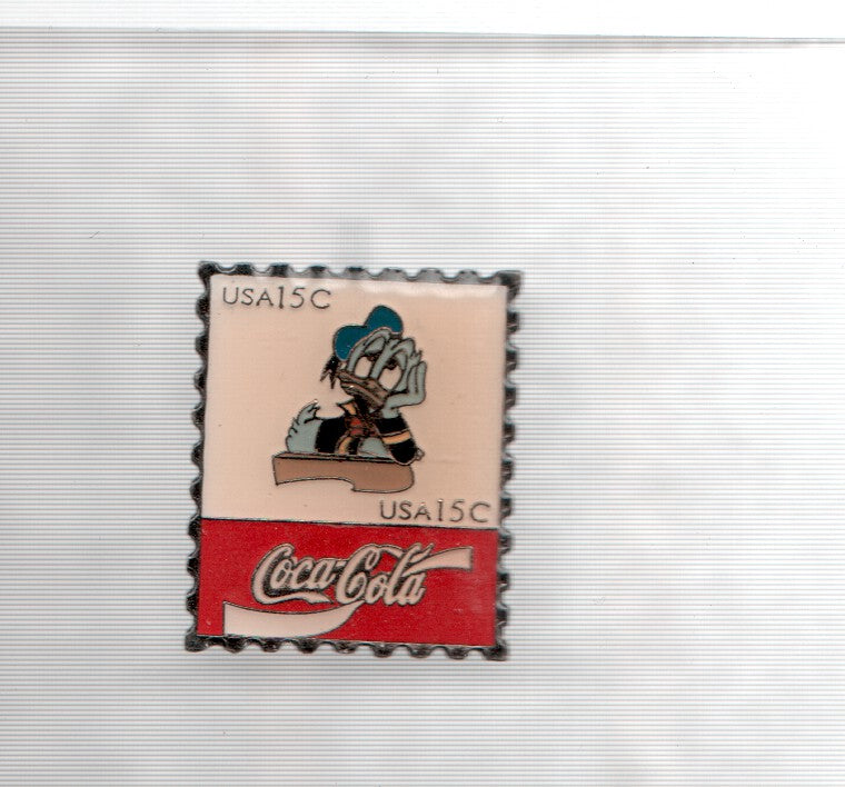 Pins: Sello Coca Cola con Pato Donald