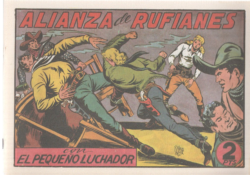 Facsimil: El Pequeño Luchador numero 066: Alianza de rufianes