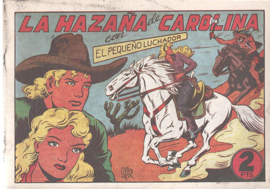 Facsimil: El Pequeño Luchador numero 071: La hazaña de Carolina