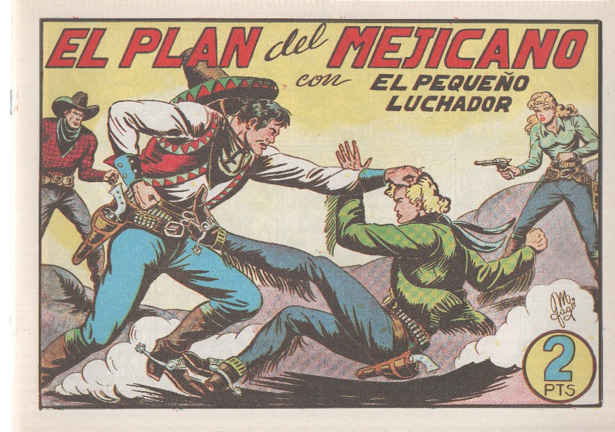 Facsimil: El Pequeño Luchador numero 079: El plan del mejicano