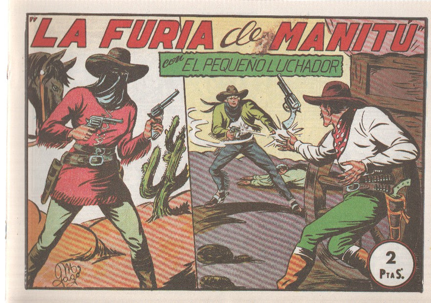 Facsimil: El Pequeño Luchador numero 088: La furia de Manitu