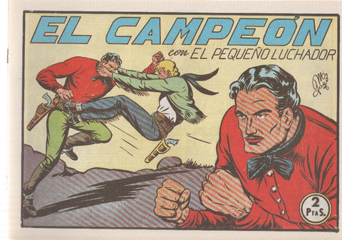 Facsimil: El Pequeño Luchador numero 090: El campeon