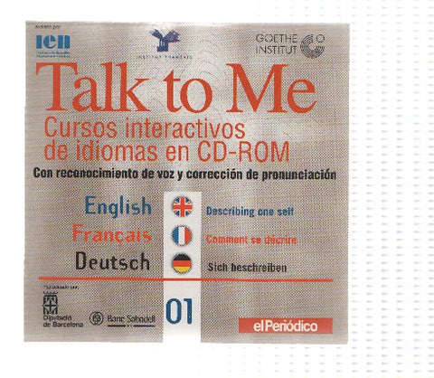 CD-Rom: Curse de Idiomas TALK TO ME Numero 01: Describing Oneself 
