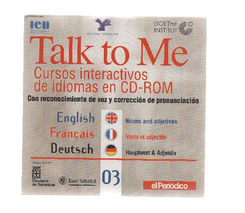 CD-Rom: Curse de Idiomas TALK TO ME Numero 03: Nouns and Adjetives