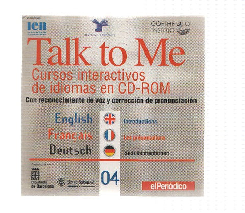 CD-Rom: Curse de Idiomas TALK TO ME Numero 04: Introductions