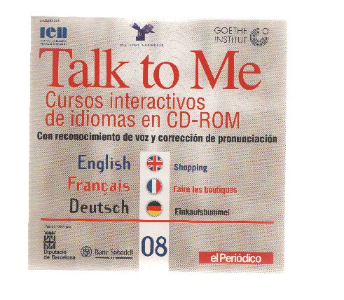 CD-Rom: Curse de Idiomas TALK TO ME Numero 08: Shopping