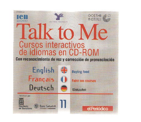 CD-Rom: Curse de Idiomas TALK TO ME Numero 11: Buying food