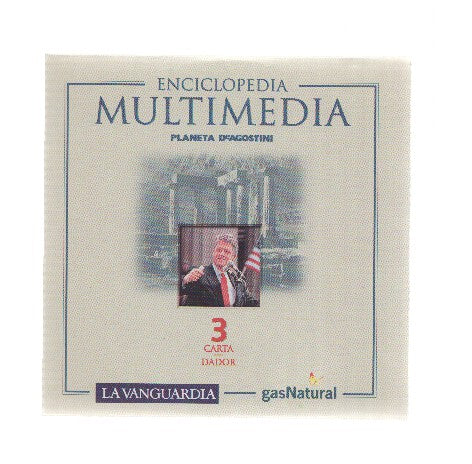 CD-Rom: Enciclopedia Multimedia Planeta de Agostini, Numero 03: Carta-Dador (La Vanguardia)