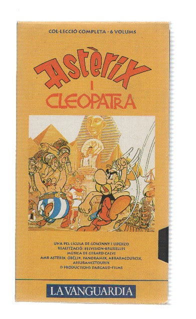 VHS-Cine: ASTERIX I CLEOPATRA (Coleccion LA VANGUARDIA 1992)