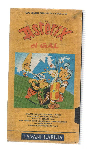 VHS-Cine: ASTERIX EL GAL (Coleccion LA VANGUARDIA 1992)
