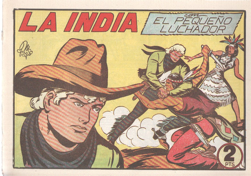 Facsimil: El Pequeño Luchador numero 091: La india