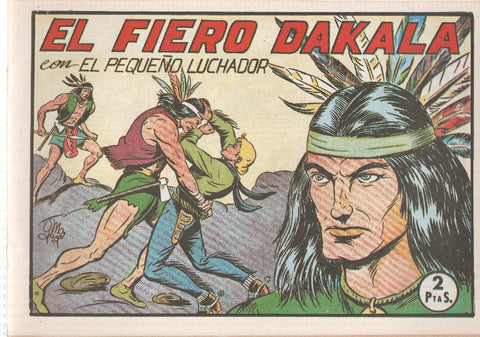 Facsimil: El Pequeño Luchador numero 093: El fiero Dakala