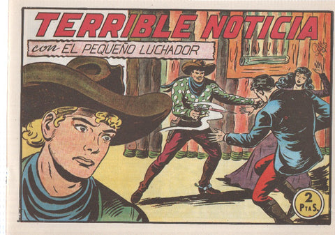Facsimil: El Pequeño Luchador numero 099: Terrible noticia