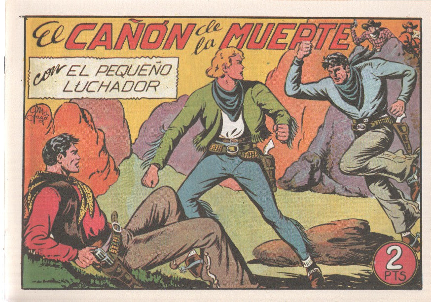 Facsimil: El Pequeño Luchador numero 102: El cañon de la muerte