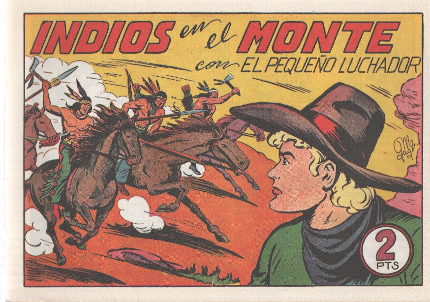 Facsimil: El Pequeño Luchador numero 106: Indios en el monte