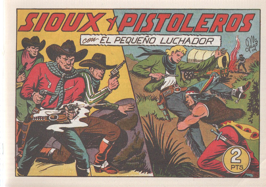 Facsimil: El Pequeño Luchador numero 107: Sioux y pistoleros
