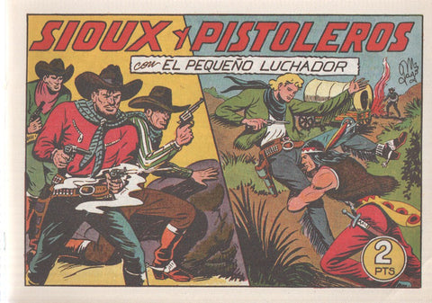 Facsimil: El Pequeño Luchador numero 107: Sioux y pistoleros