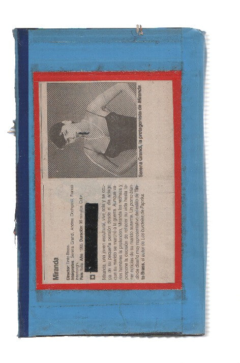 VHS-Cine: MIRANDA - Tinto Brass (grabacion)