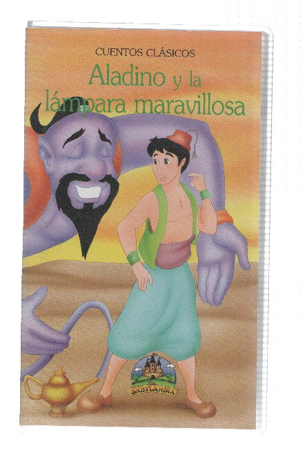 VHS-Cine: Cuentos Clasicos: ALADINO Y LA LAMPARA MARAVILLOSA (Philip L,Oro Int. Pictures)