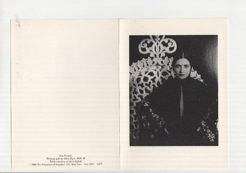 Foto-Postal: Hollywood Portraits: KAY FRANCIS (Museum of Modern Art, New York)