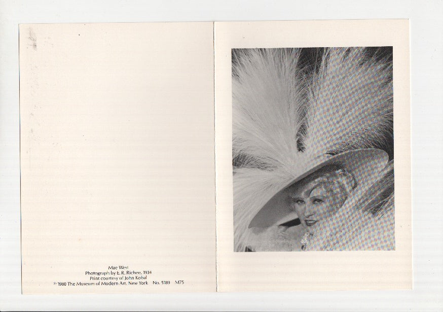 Foto-Postal: Hollywood Portraits: MAE WEST (Museum of Modern Art, New York)